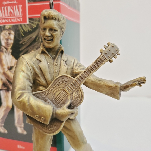 Hallmark Holiday Elvis 992 Brass Plated Hallmark Keepsake Ornament